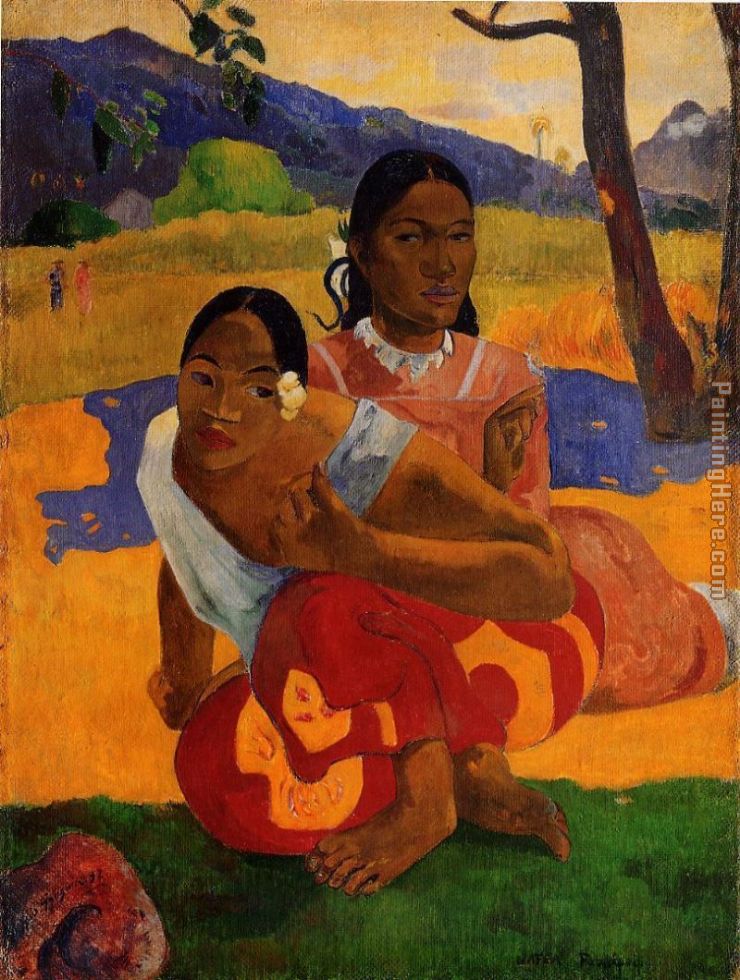 When Will You Marry painting - Paul Gauguin When Will You Marry art painting